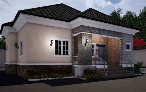 Nigerian House Plan Portable Bedroom Bungalow