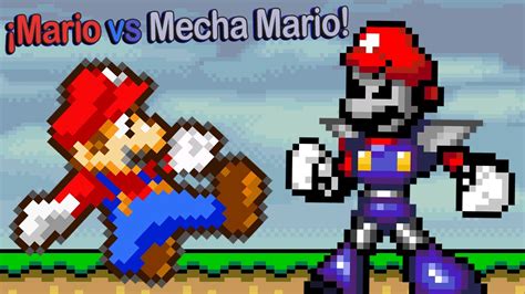 Mario Vs Mecha Mario Youtube