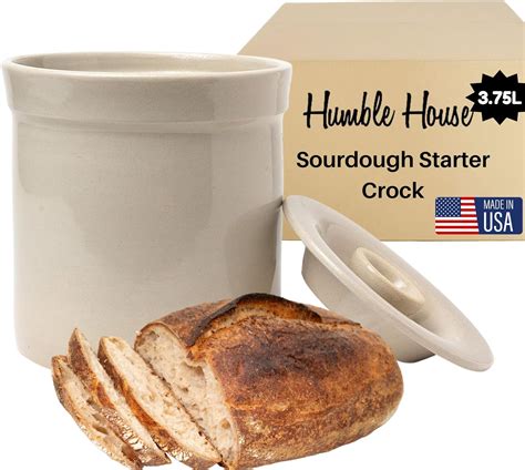 Amazon Com Humble House Sourdough Starter Crock Kit SAUERKROCK Open