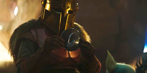 Grogus New Mandalorian Armor What The Rondel The Armorer Gives Him Is