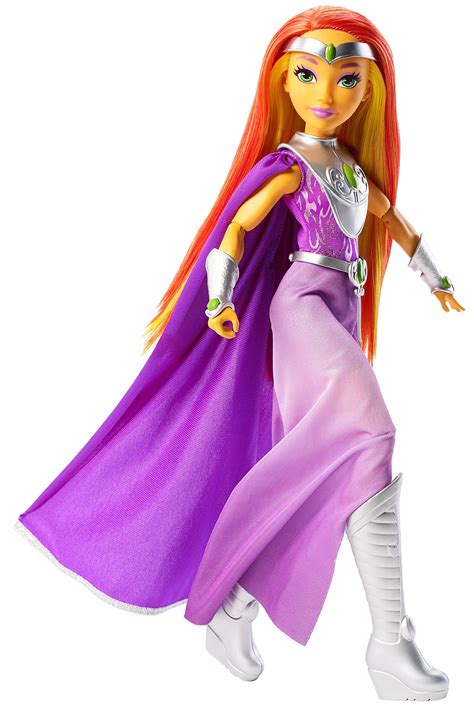 Buy Mattel Dc Super Hero Girls Premium Starfire Action Doll 12 Online