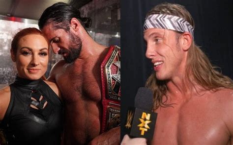 wwe s seth rollins on wife s involvement with riddle heat