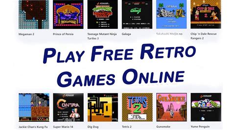 Top 5 Free Retro Games Sites Youtube