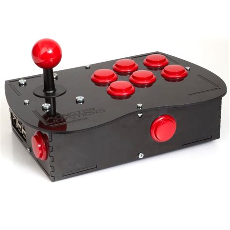 Basic Arcade Controller Kit For Raspberry Pi Cherry Red