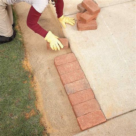 Brick Driveway Edging Ideas Installing Bricks On The Driveway Is One