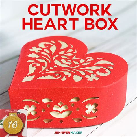 Make A Paper Heart Box To Show Your Love Jennifer Maker