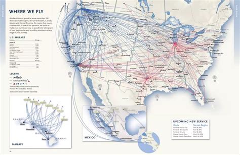 Airlineroute On Twitter Alaska Airlines Inflight Magazines Route Map