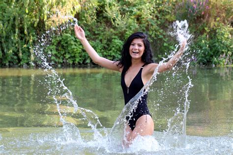 Free Images Water Nature Girl River Wild Leg Model Splash