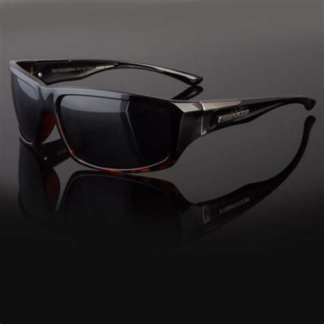 Men New Polarized Sunglasses Sport Wrap Around Mirror Driving Eyewear Glasses