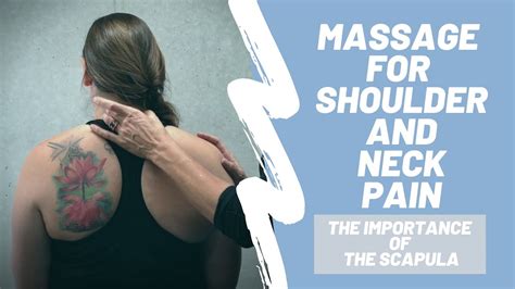 Shoulder And Neck Pain Massage For Pain Management YouTube