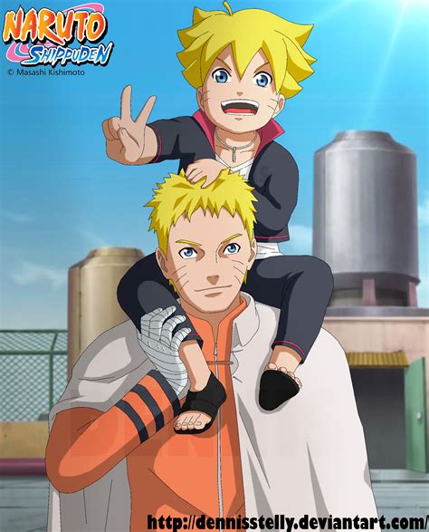Bolt Naruto Father Son Uzumaki Naruto Shippuuden Foto