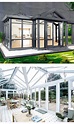 玻璃阳光房_欧式花园阳台天台铝合金钢化玻璃阳光房定制玻璃顶隔热屋顶 - 阿里巴巴