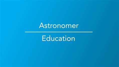 How To Become An Astronomer Career Girls Explore Careers