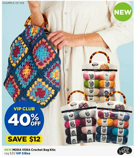 Moda Vera Crochet Bag Kits Offer At Spotlight Au