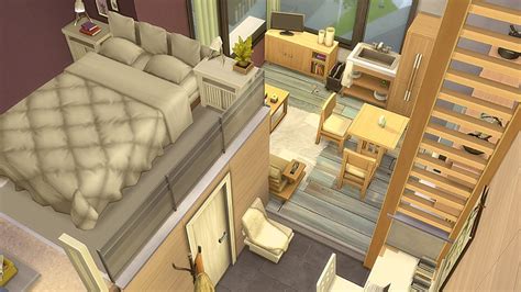 Tiny Loft Apartment 920 Medina Studios 🌆 Sims 4 Speed Build Stop