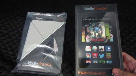 Kindle Fire Hdx 7 Unboxingfirst Look Youtube