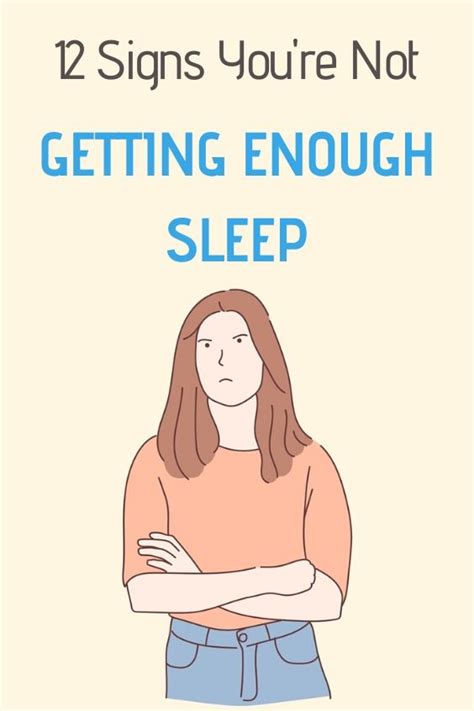 12 Signs You Re Not Getting Enough Sleep In 2023 Sleep 12 Signs Lack Of Sleep