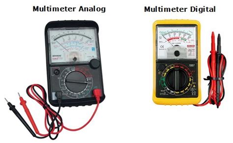 Mengenal Perbedaan Multimeter Analog Dan Multimeter Digital Edukasi