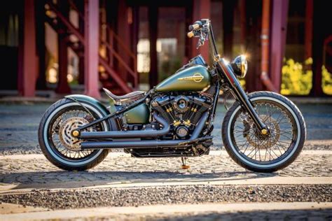 Customized Harley Davidson Heritage Softail Motorcycles By Thunderbike