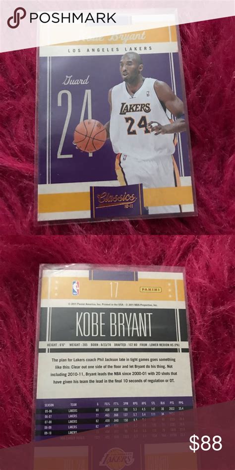 Maybe you would like to learn more about one of these? Kobe Bryant Basketball card in mint condition | Bryant basketball, Kobe bryant, Basketball cards