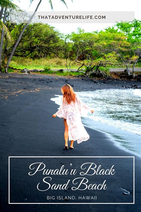 Punaluu The Most Beautiful Black Sand Beach On Big Island HI That