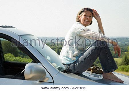 Naked Girl Sitting On Car Hood Xxx Porn
