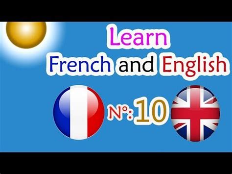 learn french and english 10  YouTube