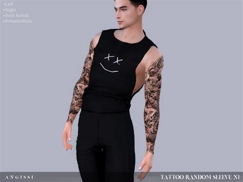 Tattoo Random Sleeve N1 The Sims 4 Catalog