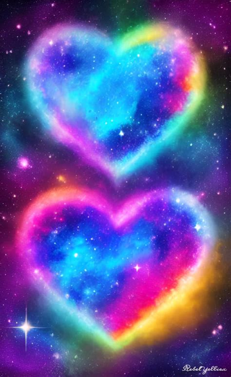 Cute Pendant Heart Galaxy Wallpaper By Xrebelyellx On Deviantart