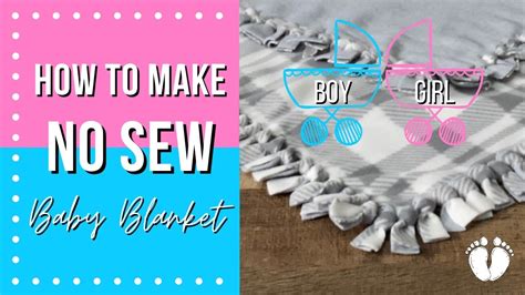 Diy No Sew Baby Blanket How To Make No Sew Baby Blanket Fleece Tie