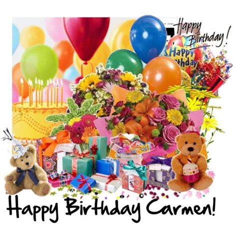 Happy Birthday Carmen Happy Birthday Happy Birthday Cards Birthday