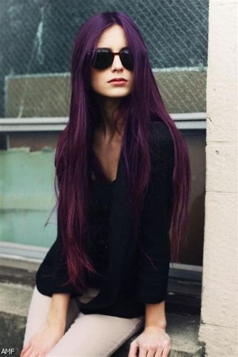 Dark purple hair can show up great in your mane no bleach needed. Dark Purple Black Hair Dye 2015-2016 | Fashion Trends 2016 ...