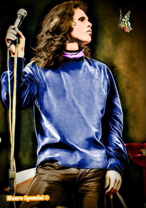 Jim Morrison The Scream Of The Butterfly By Spumini Art The Doors Jim