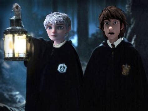 Jack Frost And Hiccup In Hogwarts Jack Frost The Big Four Hogwarts