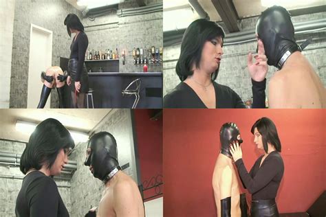 Classical Fetish Store Male Slaves In The Domina Studio Catheter For