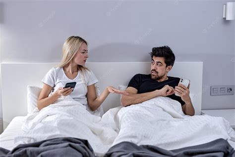 Premium Photo Infidelity Cheating Caucasian Husband Texting On Phone