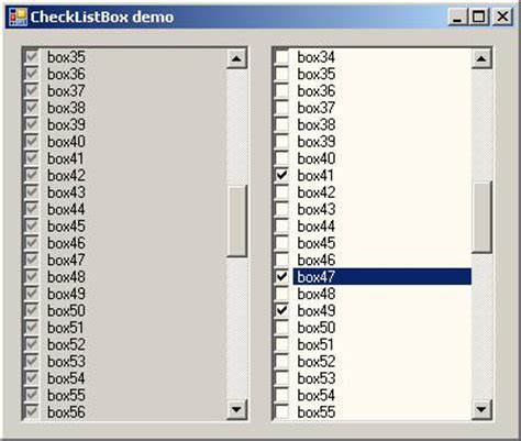 Checklistbox Based On Listbox That Supports Readonly Codeproject