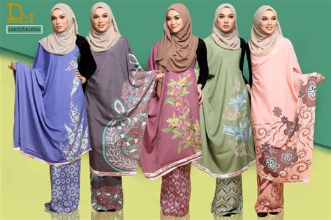 Kain batik sutera corak lukisan tangan dari kain jenis crepe gred 2. Top Inspirasi 44 Baju Kurung Batik Terengganu