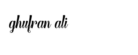 96 Ghufran Ali Name Signature Style Ideas Amazing Online Signature
