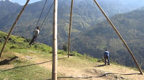 Dashain Swing In Nepal Youtube