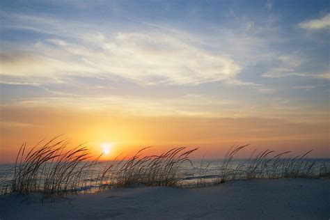 Find over 100+ of the best free lake michigan images. Lake Michigan Sunset with Dune Grass Photograph by Mary ...