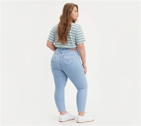 721 High Rise Skinny Womens Jeans Plus Size Light Wash Levis Ca