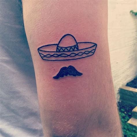 Websta Europeanson420 Tattooed A Sombrero And A Moustache On The