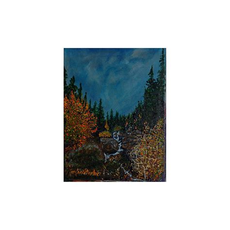 Waterfall Guanella Pass Painting By Mark Smith Fine Art America