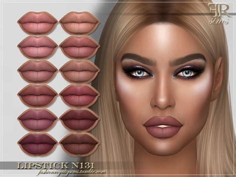 Frs Lipstick N131 By Fashionroyaltysims At Tsr Sims 4 Updates