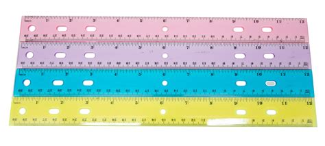 Plastic 12 Inch Ruler With Center Grip — School Supply Boxes