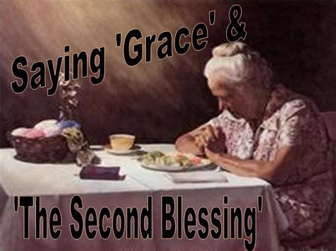 Saying Grace And The Second Blessing Acts 19 Free Powerpoint