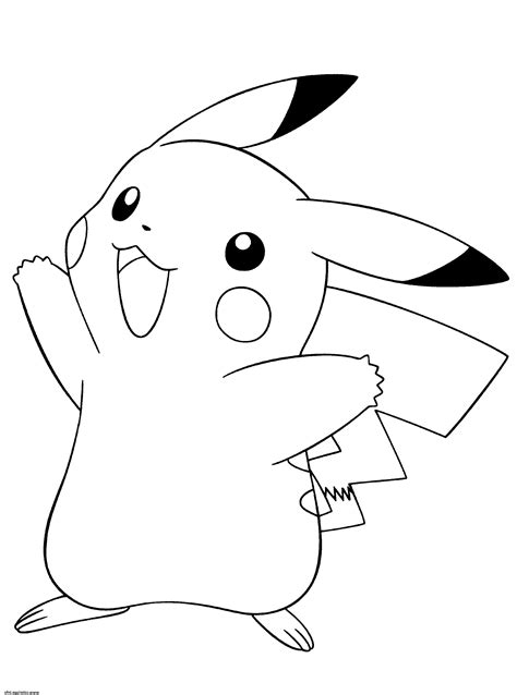 Coloriage A Imprimer Pokemon Pikachu Livre De Coloriage