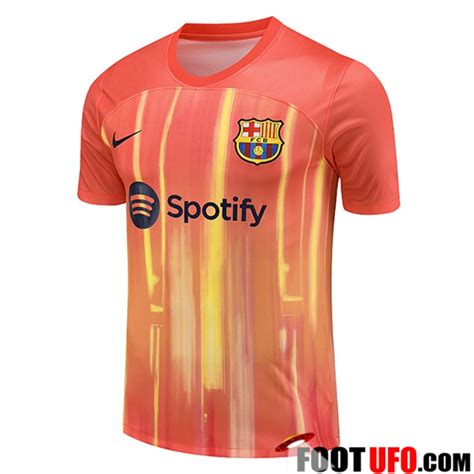 Pour Club Training T Shirts Fc Barcelone Orange 20232024