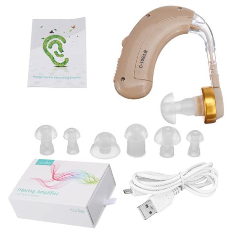 Rechargeable Mini Digital Hearing Aid Sound Amplifiers Wireless Ear